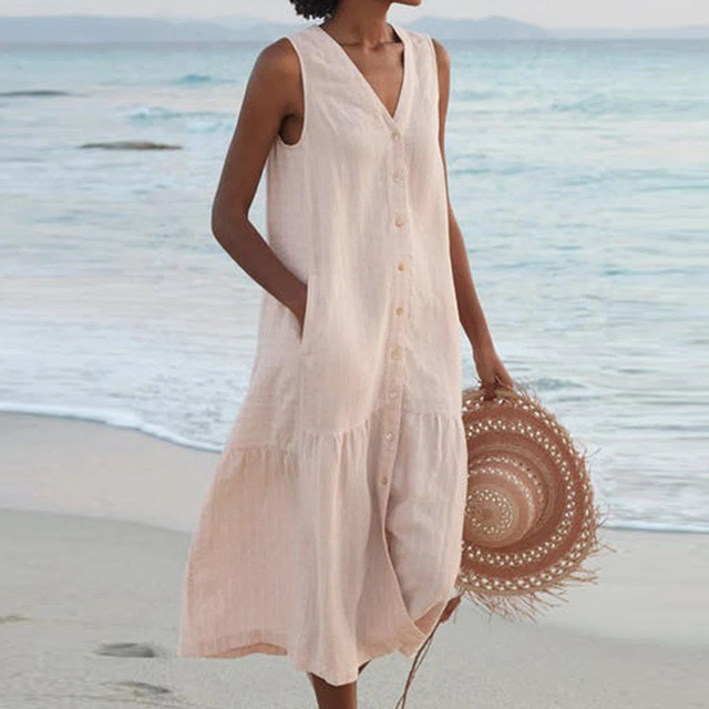 Maira - Summer V Neck Dress