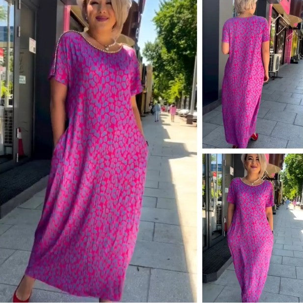 Bettina - Fashionable Dress with Print