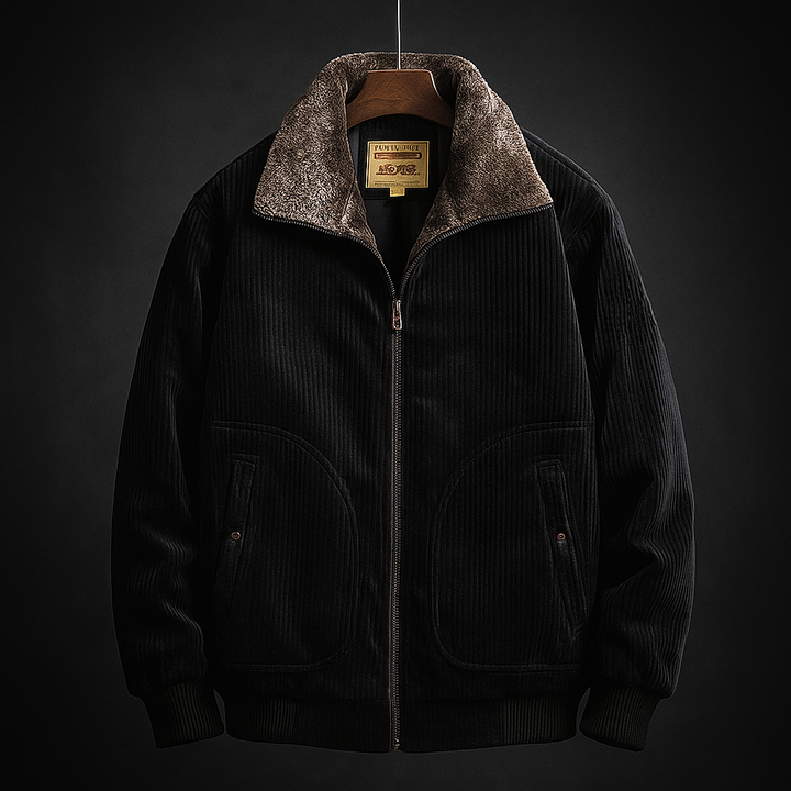 Broja - Casual Corduroy Zip-Up Jacket