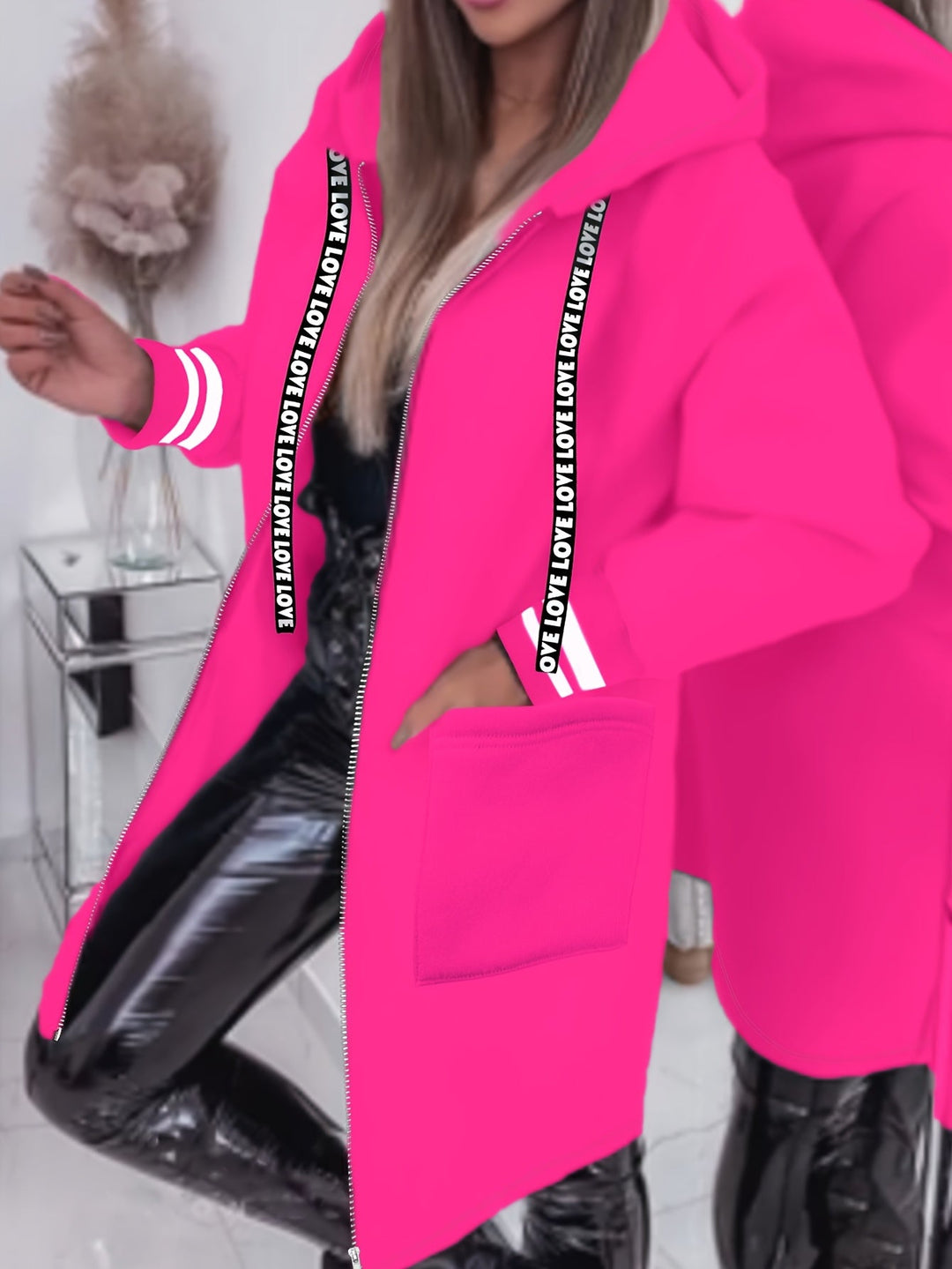 Nicola - Long Sleeve Jacket With Side Pockets