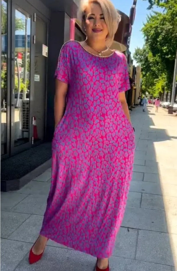 Aspasia - Bold And Breezy Printed Dress