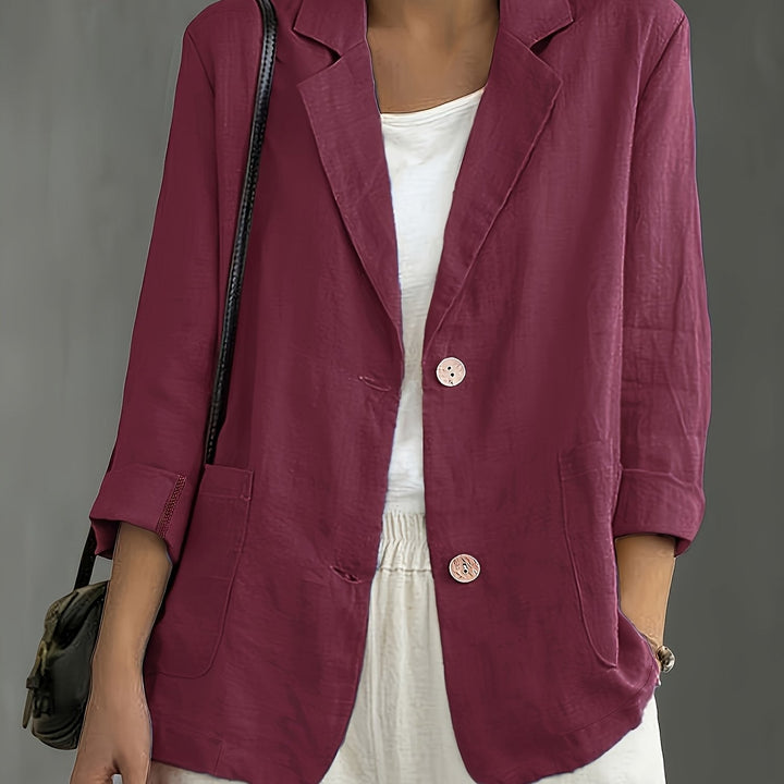 Jayde - Elegant Cotton Blazer