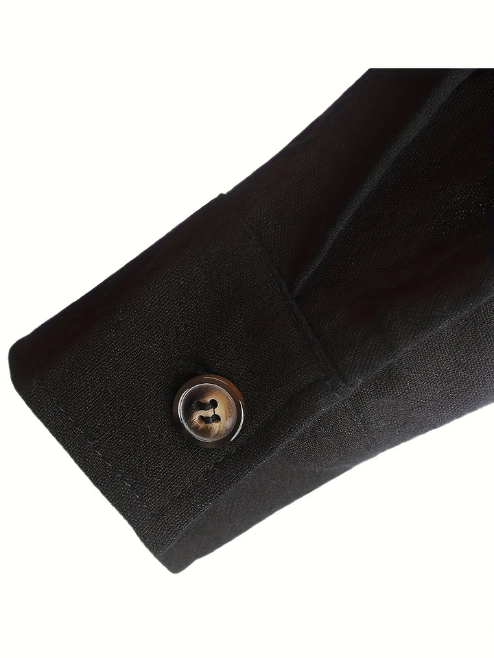 Shayne - Lightweight Cotton Linen Long Sleeve Shirt