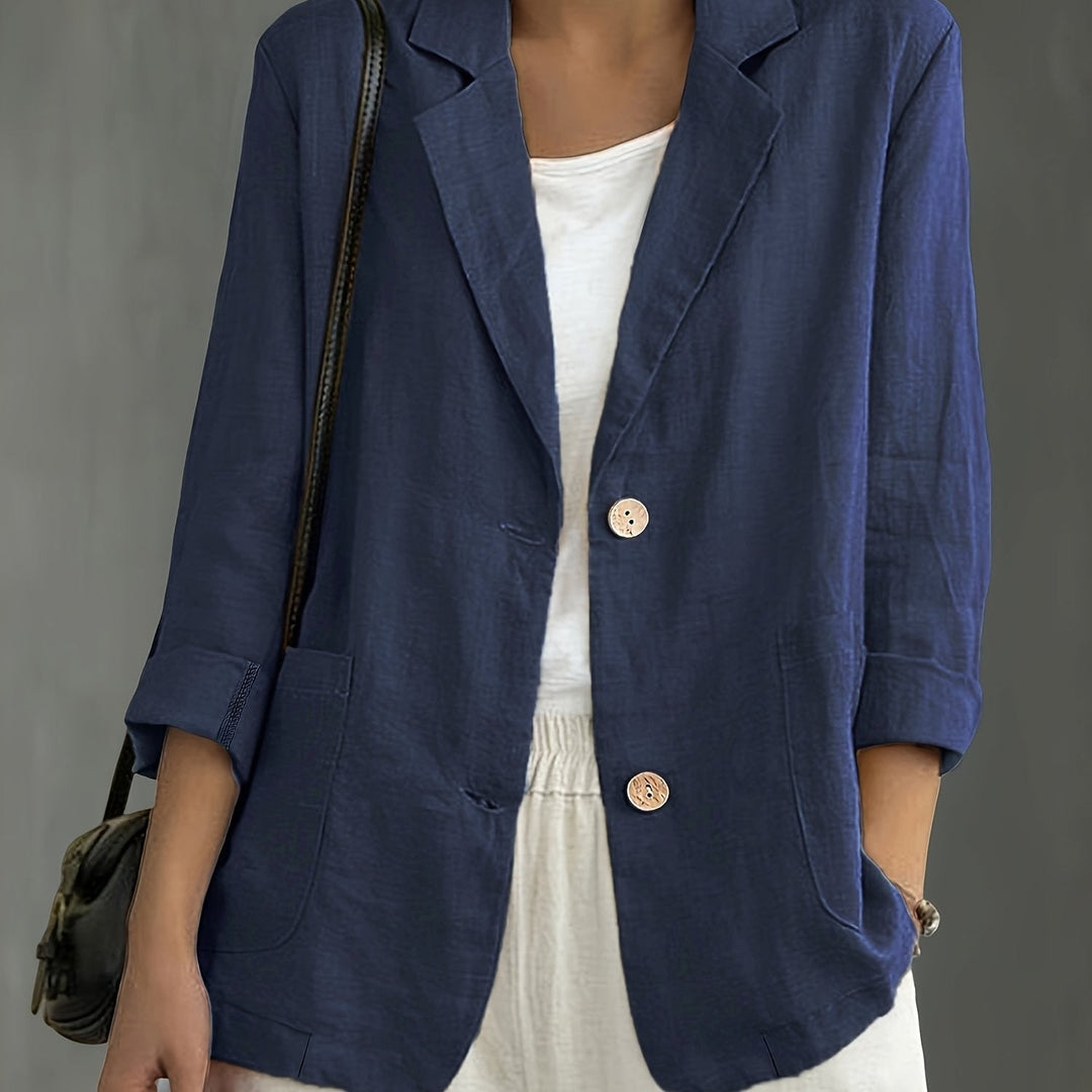 Jayde - Elegant Cotton Blazer