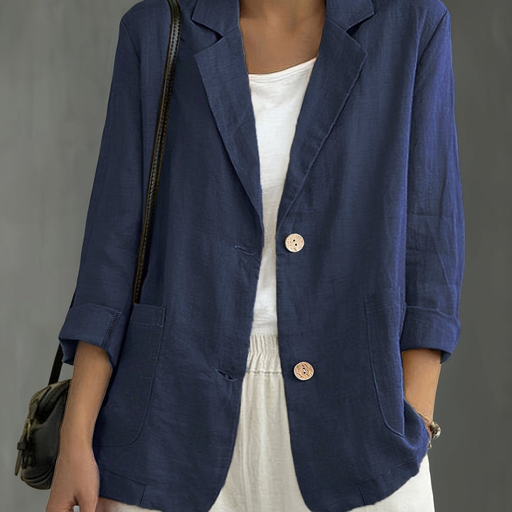 Jayde - Elegant Cotton Blazer