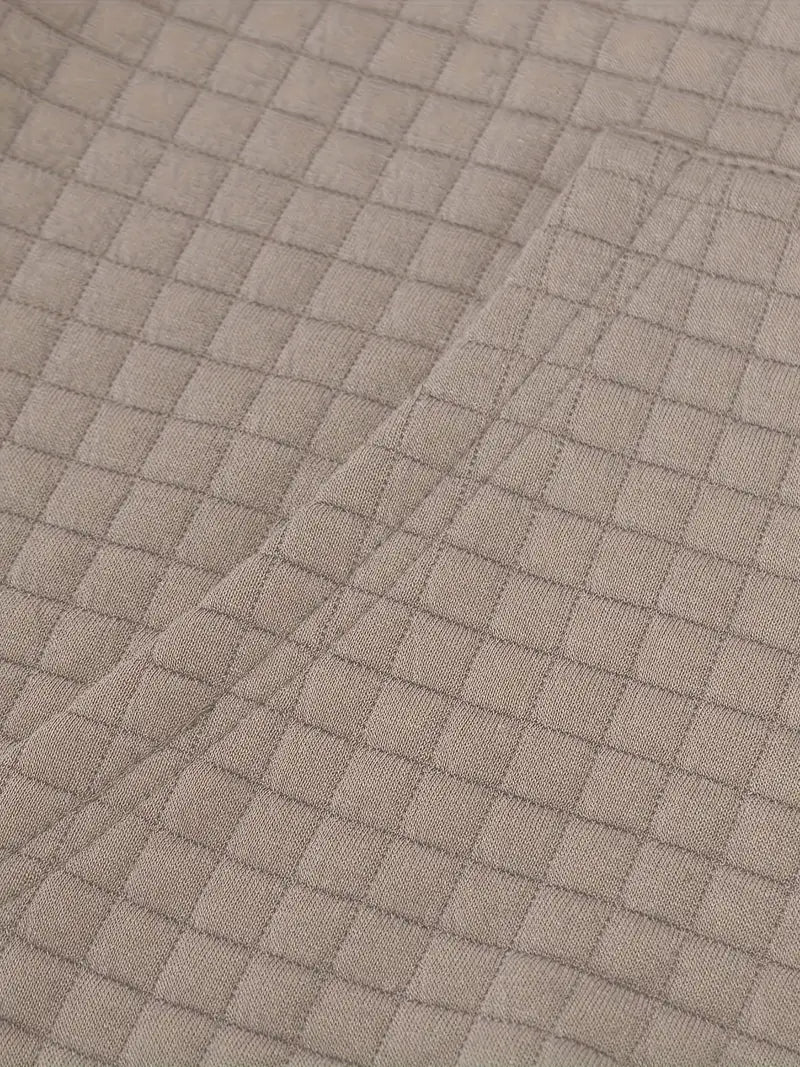 Dashiell - Textured Grid Hooded Sweatshirt