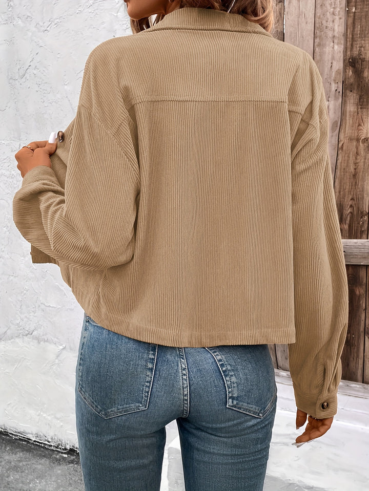 Nichola - Long Sleeve Jacket With Button Up