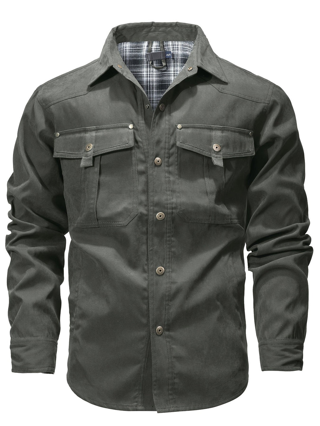 Evrypidis - Casual Long Sleeve Cargo Jacket