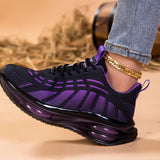 Vesperzone - Sneakers With Gradient Panels and Chunky Soles