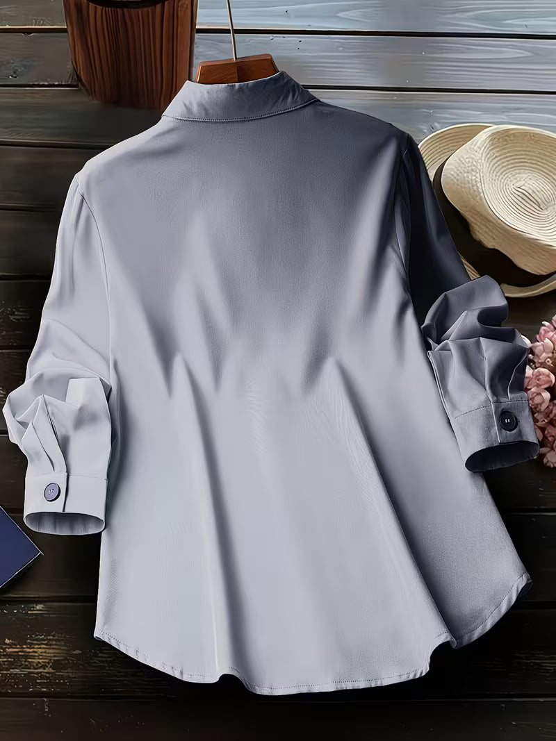 Fausta - Single Breasted Long Sleeve Shirt