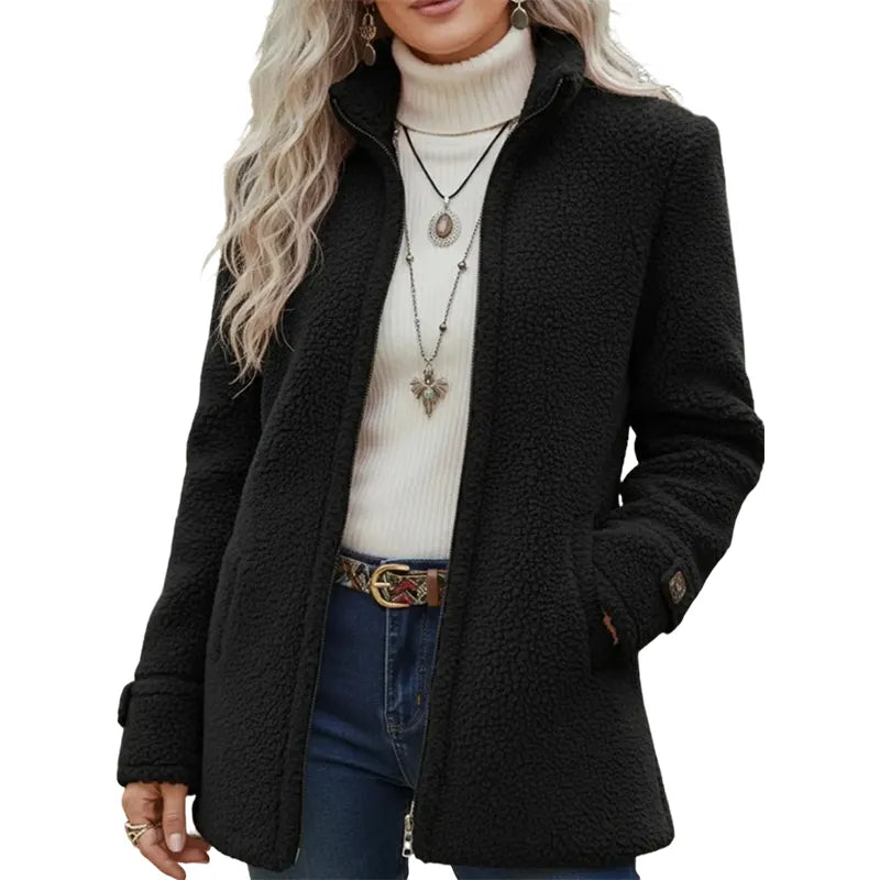 Raffora - Casual Jacket With Stand Up Collar