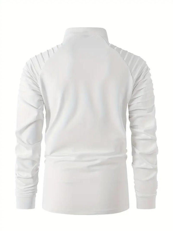 Linwood  - Long Sleeve Polo Shirt With Zipper