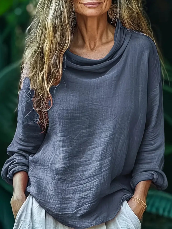 Hellen - Elegant Long Sleeve Blouse