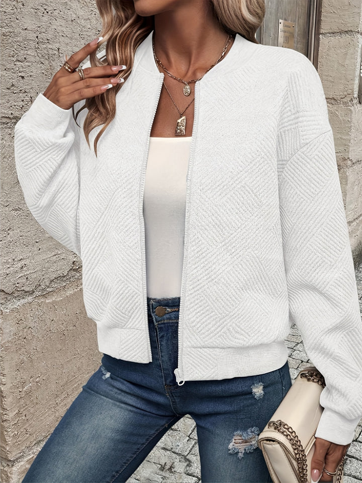 Jemma - Long Sleeve Jacket With Zip-Up