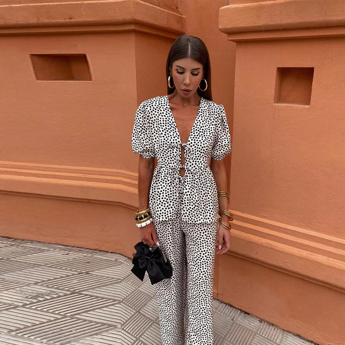 Videlia - Elegant Two Piece Summer Set