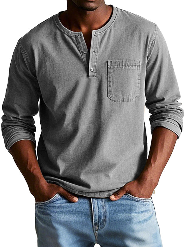 Neil - Vintage Long Sleeve Shirt
