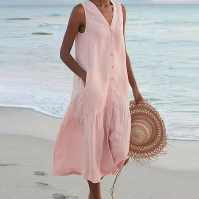 Maira - Summer V Neck Dress