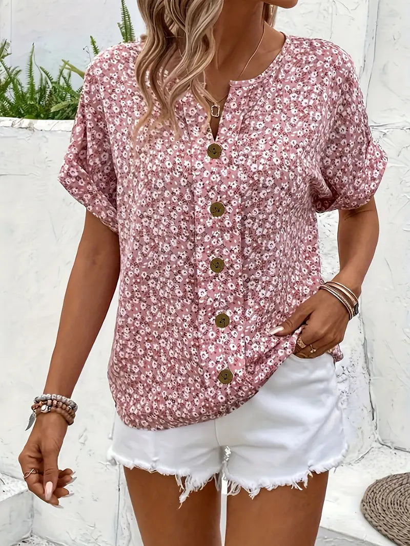 Lillie - Buttons Summer Top