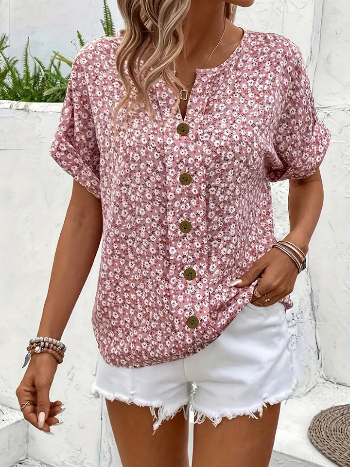 Lillie - Buttons Summer Top