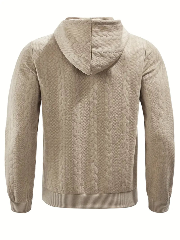 Philipp - Casual Zip Up Hoodie With Long Sleeve