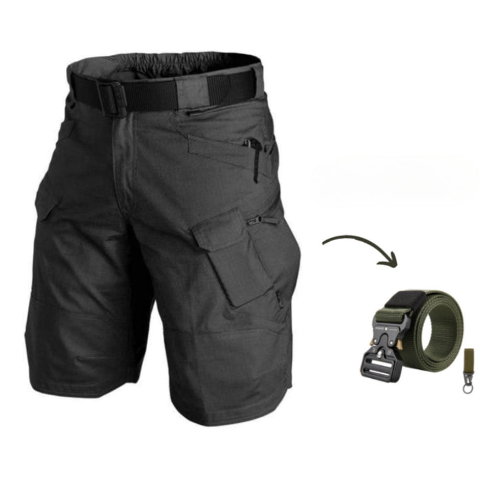 Kazuya - Cargo Shorts With 7 Pockets + Free Belt