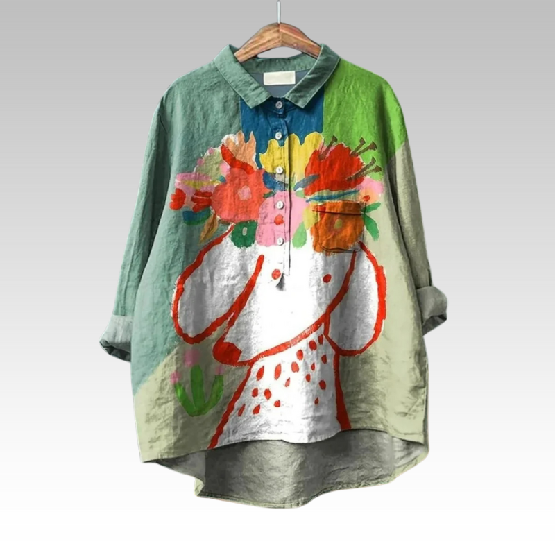 Meike - Classic Floral Blouses