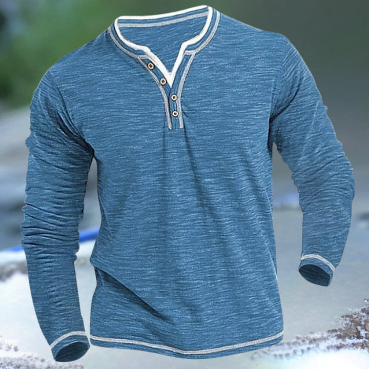 Burkhardt -  Long-sleeved V-Neck Shirt