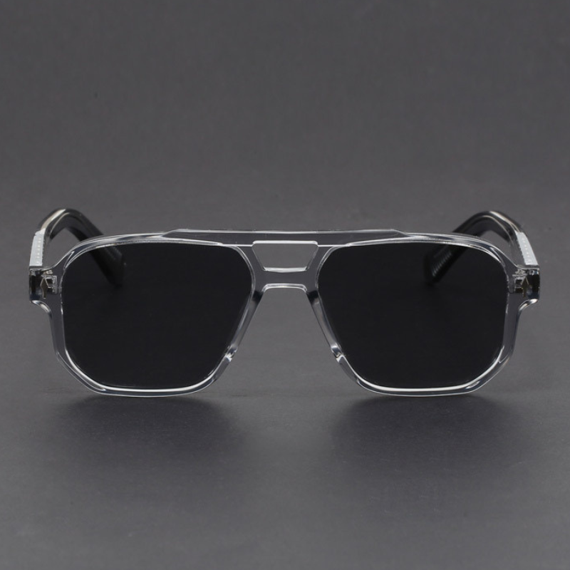 Kieran - Dual-Tone Square Frame Sunglasses