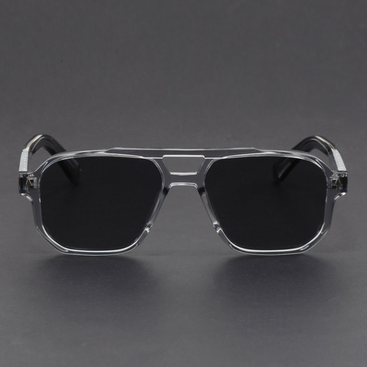 Kieran - Dual-Tone Square Frame Sunglasses