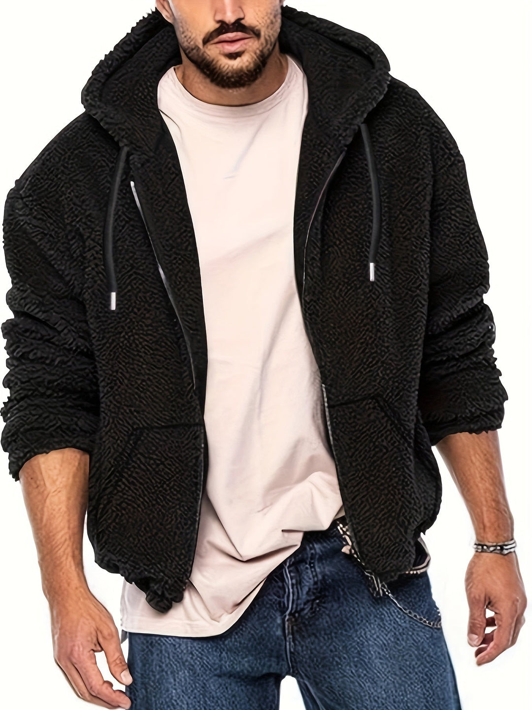 Hessel - Long Sleeve Hoodie With Zipper