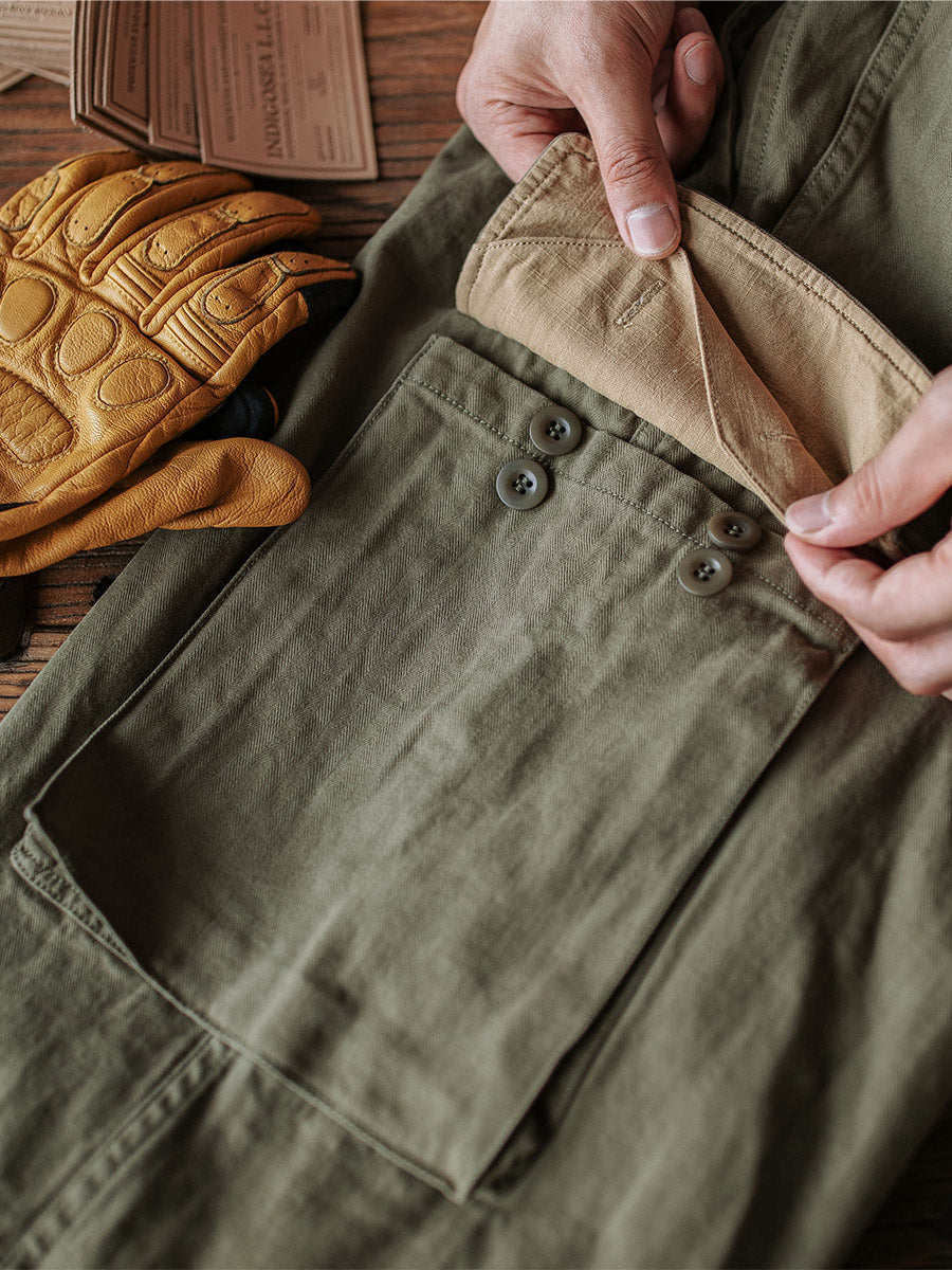 Ibrahim - Army M-47 Herringbone Twill Trouser
