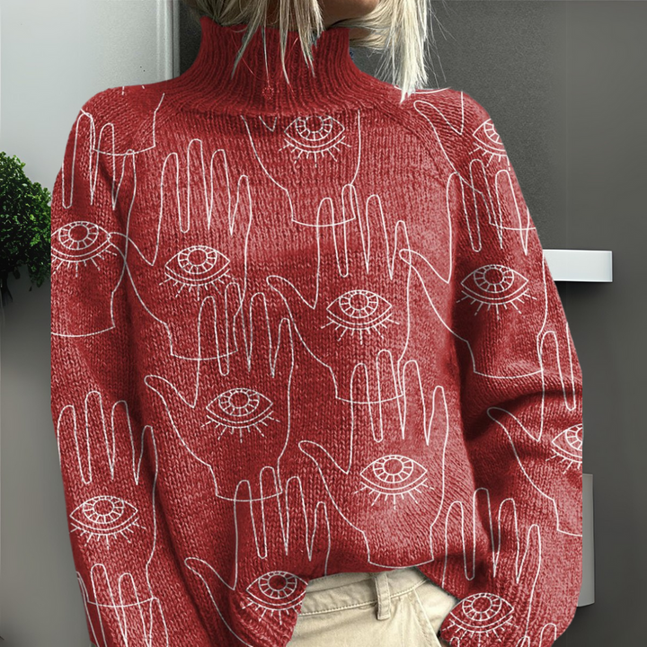 Rasha - Colorful Printed Sweater