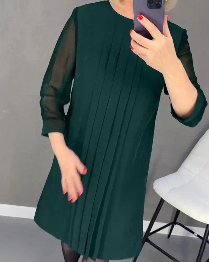 Teona - Elegant Pleated Dress