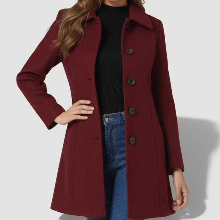 Tharushika - Sophisticated Long Sleeve Coat