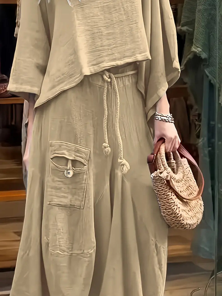 Phonsen - Premium Top And Skirt Set