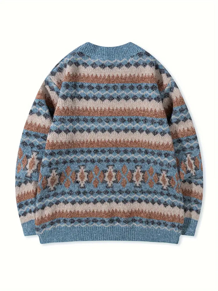 Hartman - Casual Geometric Knitted Sweater