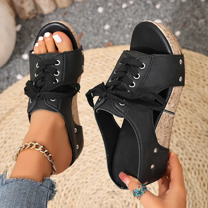 Nadiu - Comfortable Summer Wedge Slippers