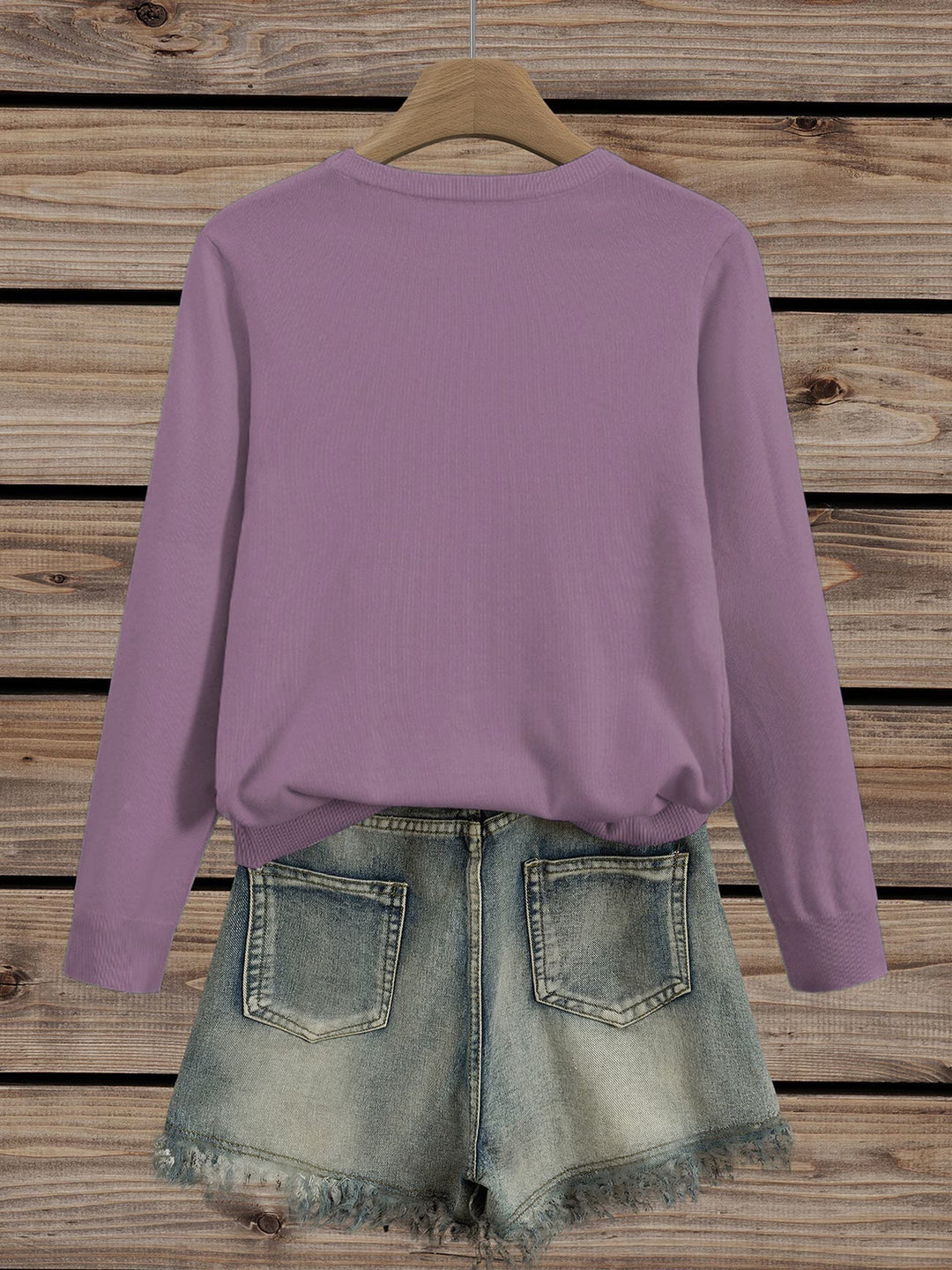 Adelurella - Elegant Long Sleeve Sweater