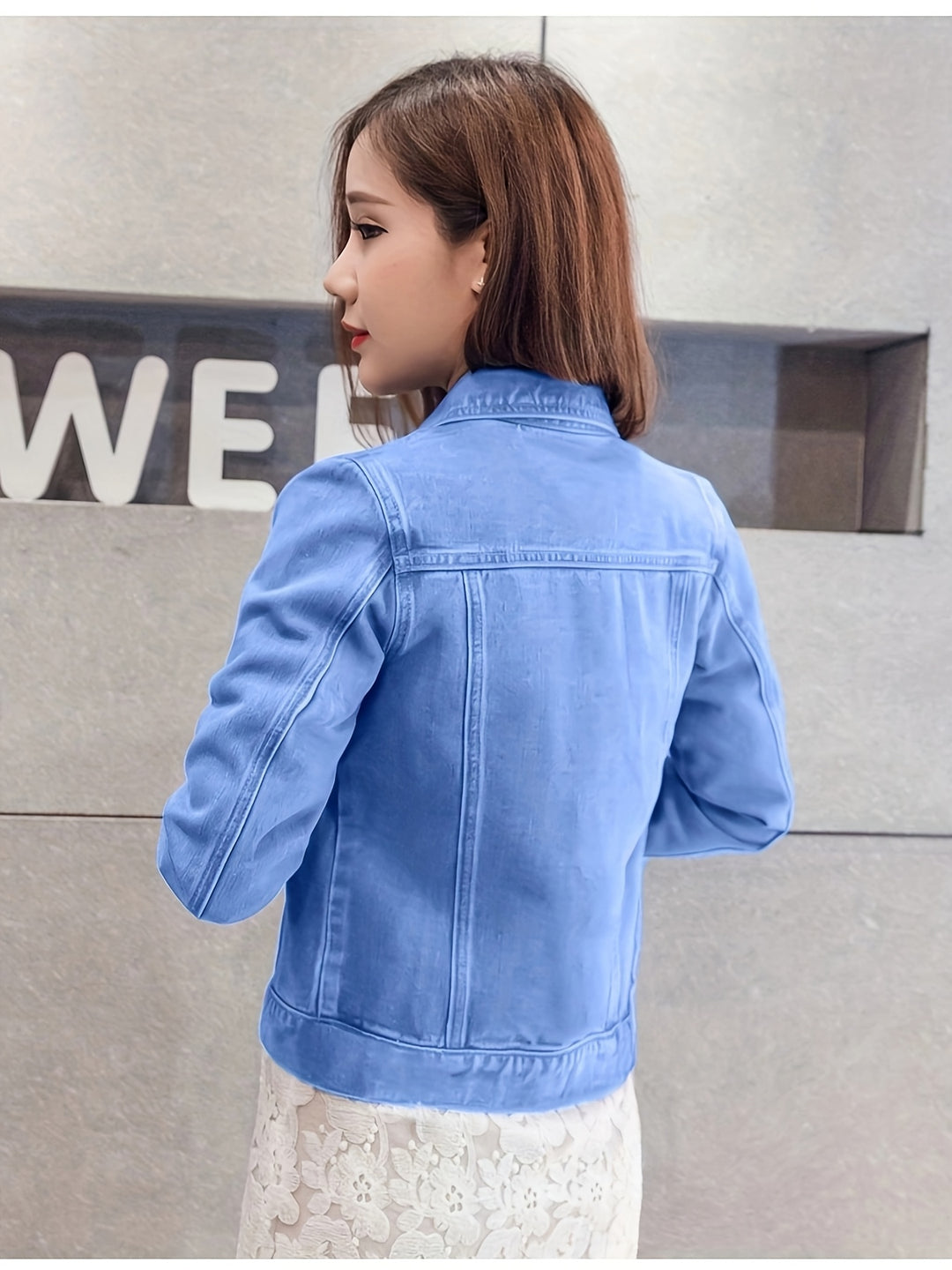 Rosalyn - Boho Style Short Sleeve Denim Jacket