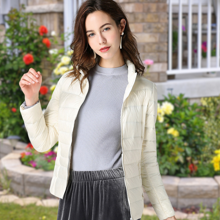 Isla - White Down Waterproof Jacket