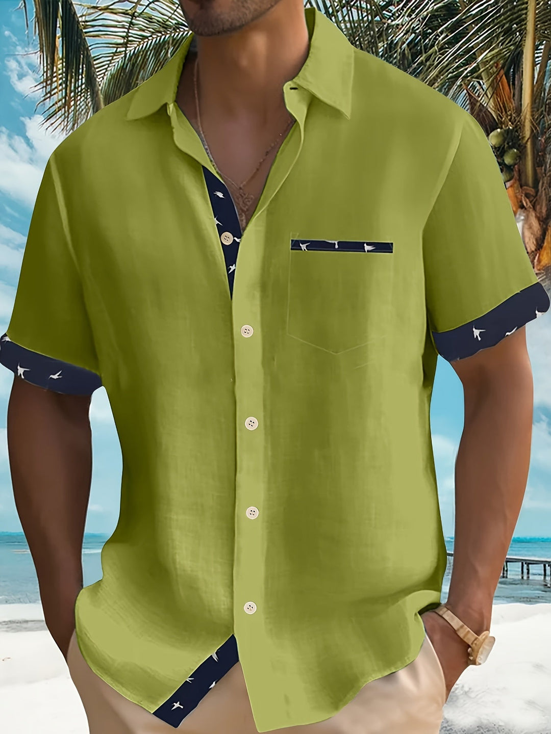 Julio - Elegant Short Sleeve Shirt