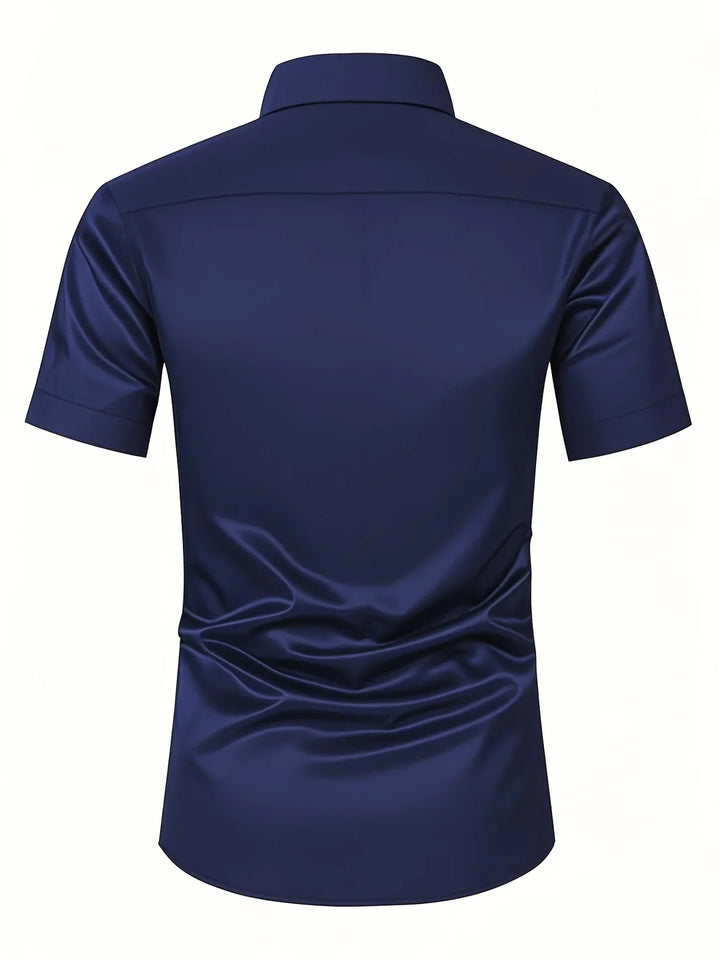 Ezra - Elegant Slim Fit Shirt With Button