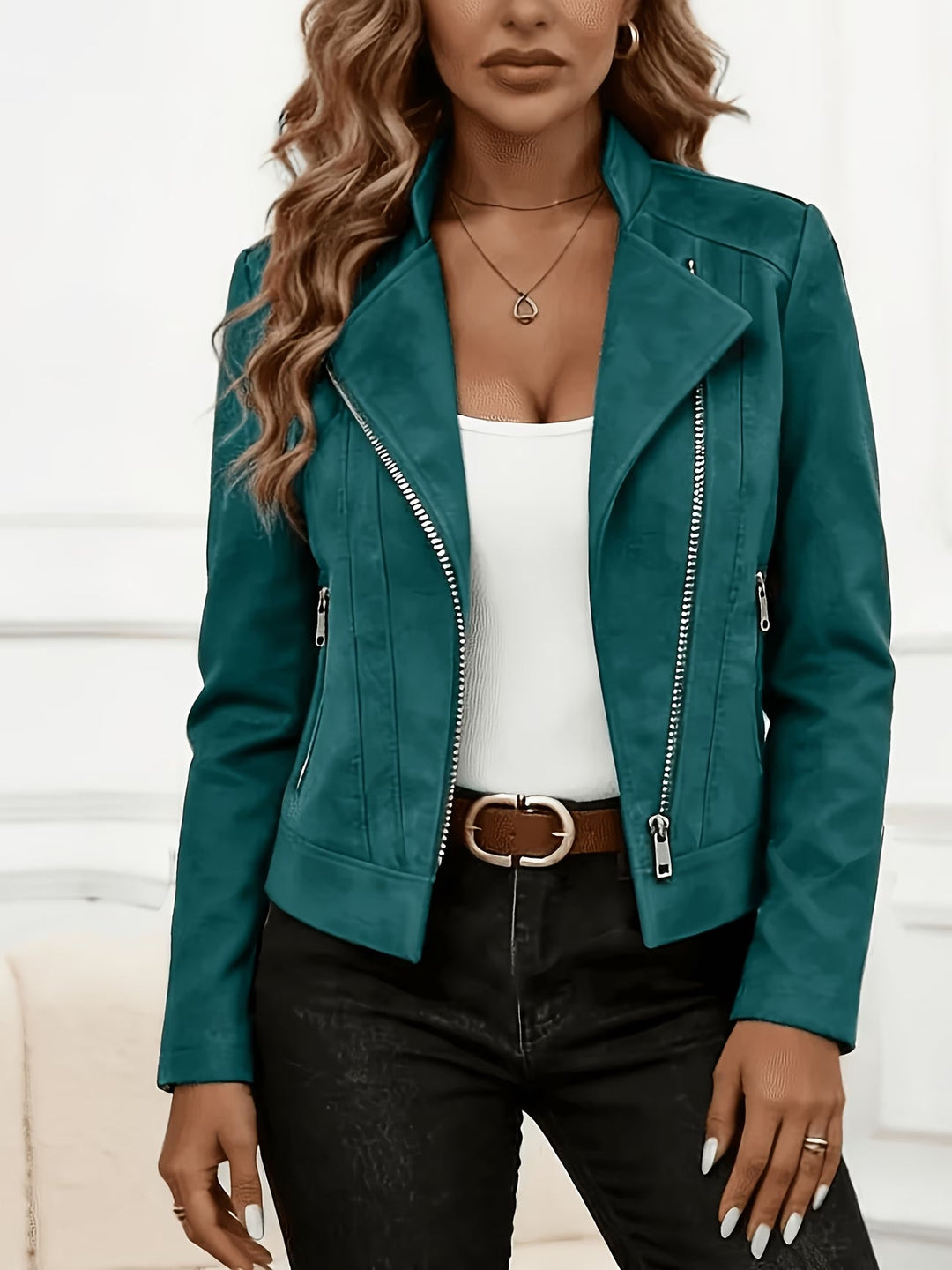 Loviiaula - Long Sleeve Zip-Up Jacket