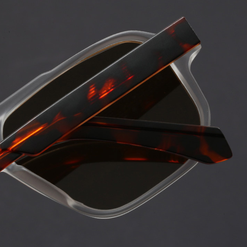 Kieran - Dual-Tone Square Frame Sunglasses