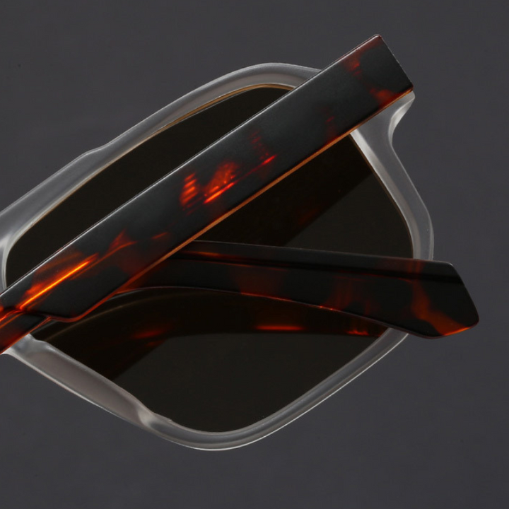 Kieran - Dual-Tone Square Frame Sunglasses