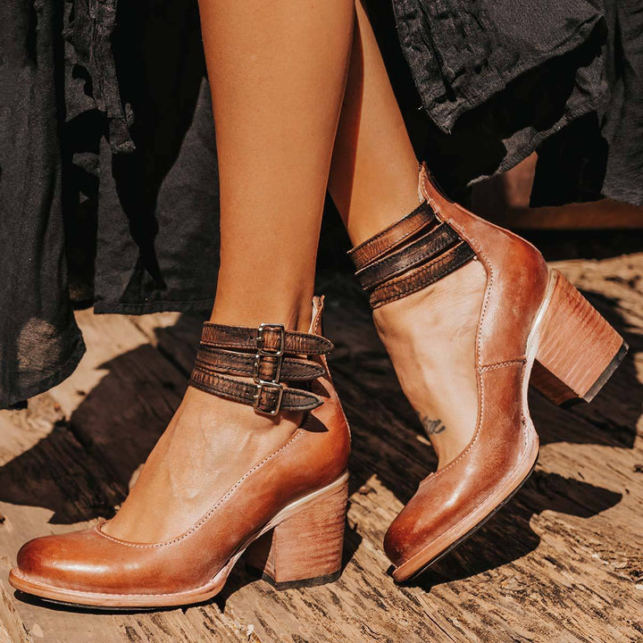Steffie – Wooden High Heels
