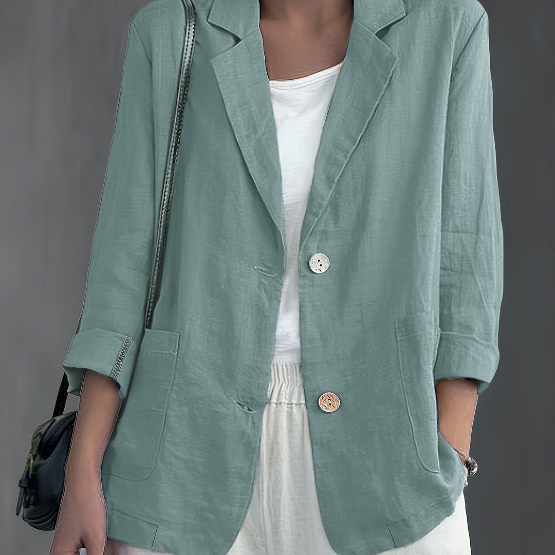 Jayde - Elegant Cotton Blazer