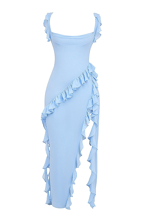 Dalia - Long Dress With Ruffles