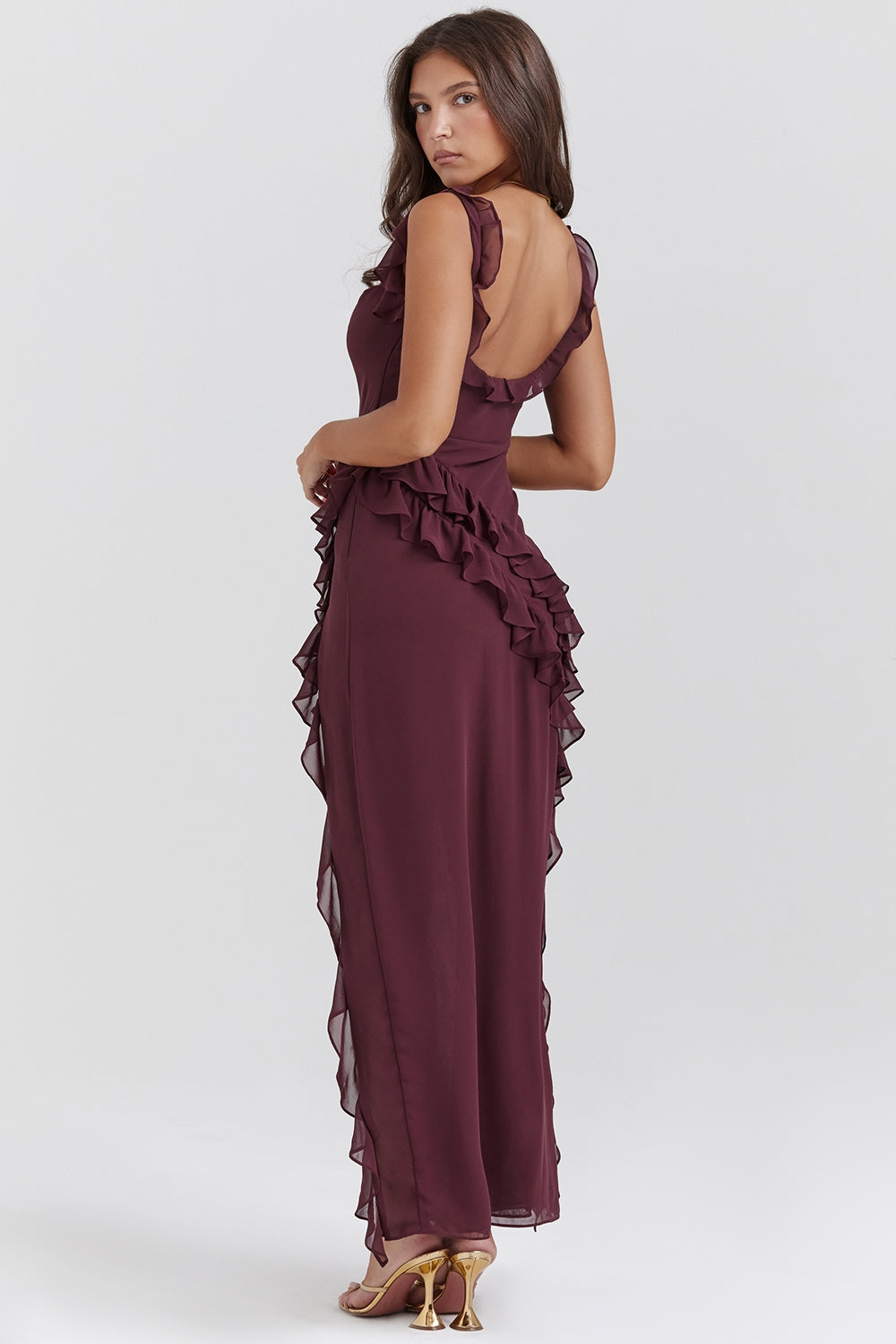 Dalia - Long Dress With Ruffles