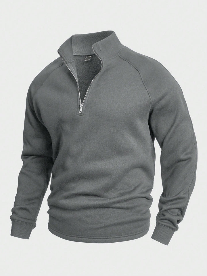 Kaucher - Classic Quarter Zip Pullover Sweatshirt